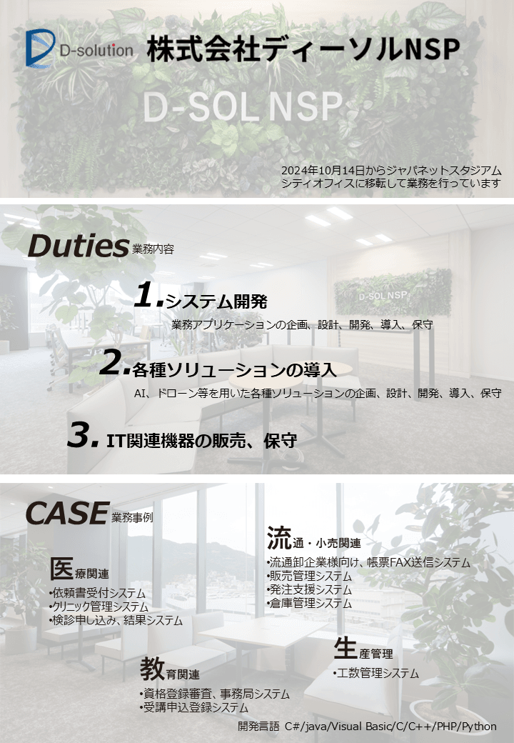 ディーソルNSPチラシ