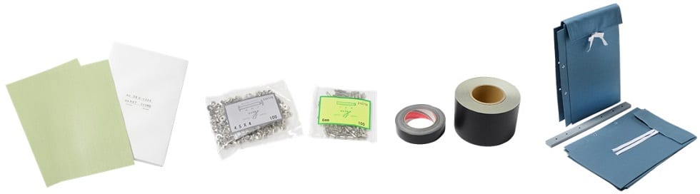 製本・運搬材料